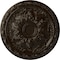 Ekena Millwork Baile Ceiling Medallion (Fits Canopies up to 3 1/4"), Hand-Painted Bronze, 20"OD x 1 5/8"P CM20BLBZS - alternate 1